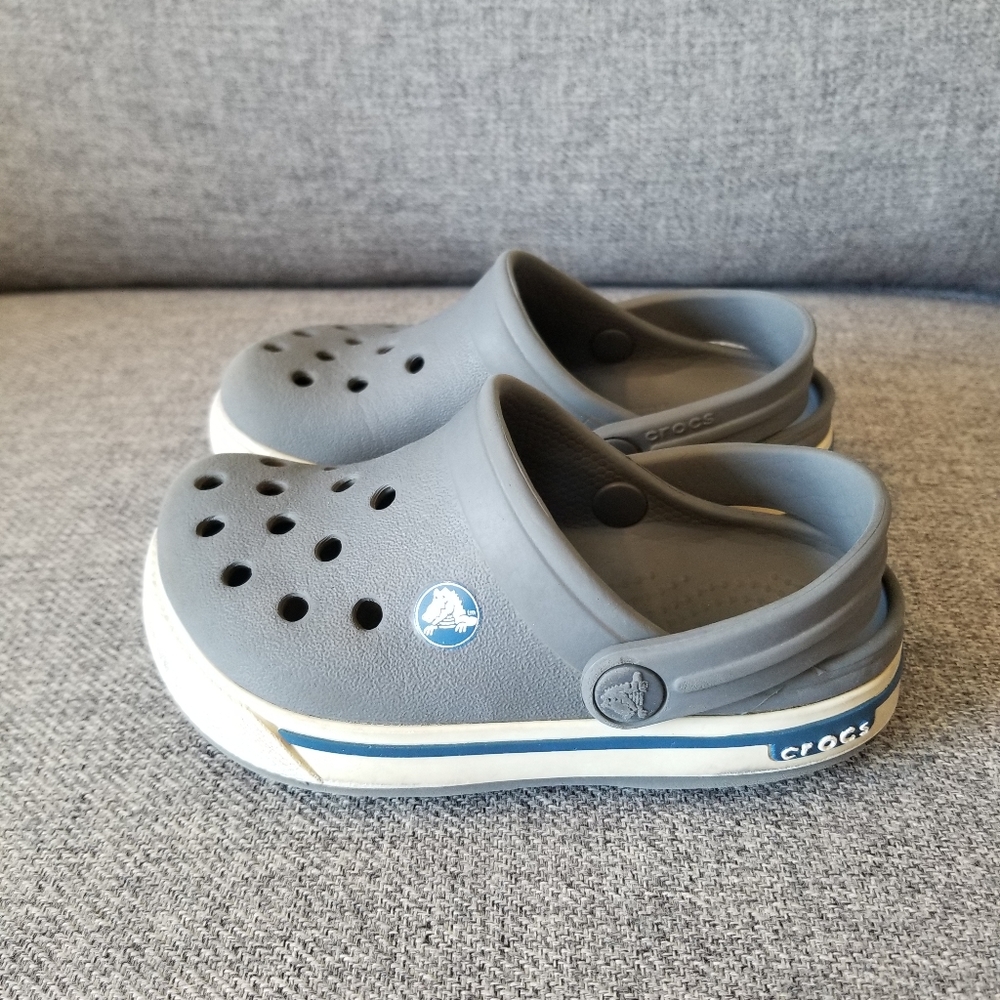 Grey Toddler Crocs